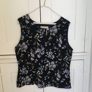 Casual Corner Annex Sleeveless Floral Top - 12